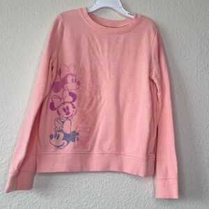 Disney Minnie Mouse Sweatshirt Peach, Size 8, Jumping Beans Disney